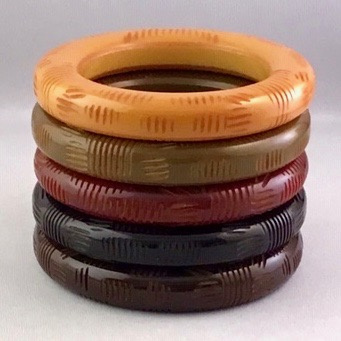 BB233 tribal donut bangles